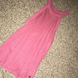 Dark Pink High Neck Tank